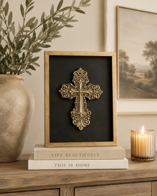 Victorian Cross in Shadow Box