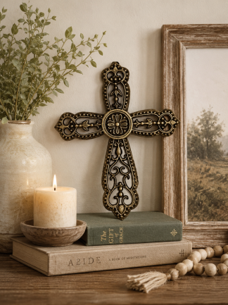 Elegant Iron Wall Cross