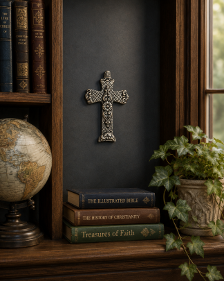 Sunburst Medallion Cross